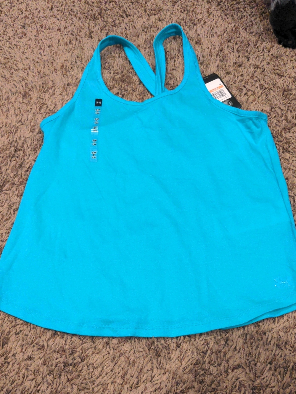 Under Armour Turquoise Racerback Workout Tank
